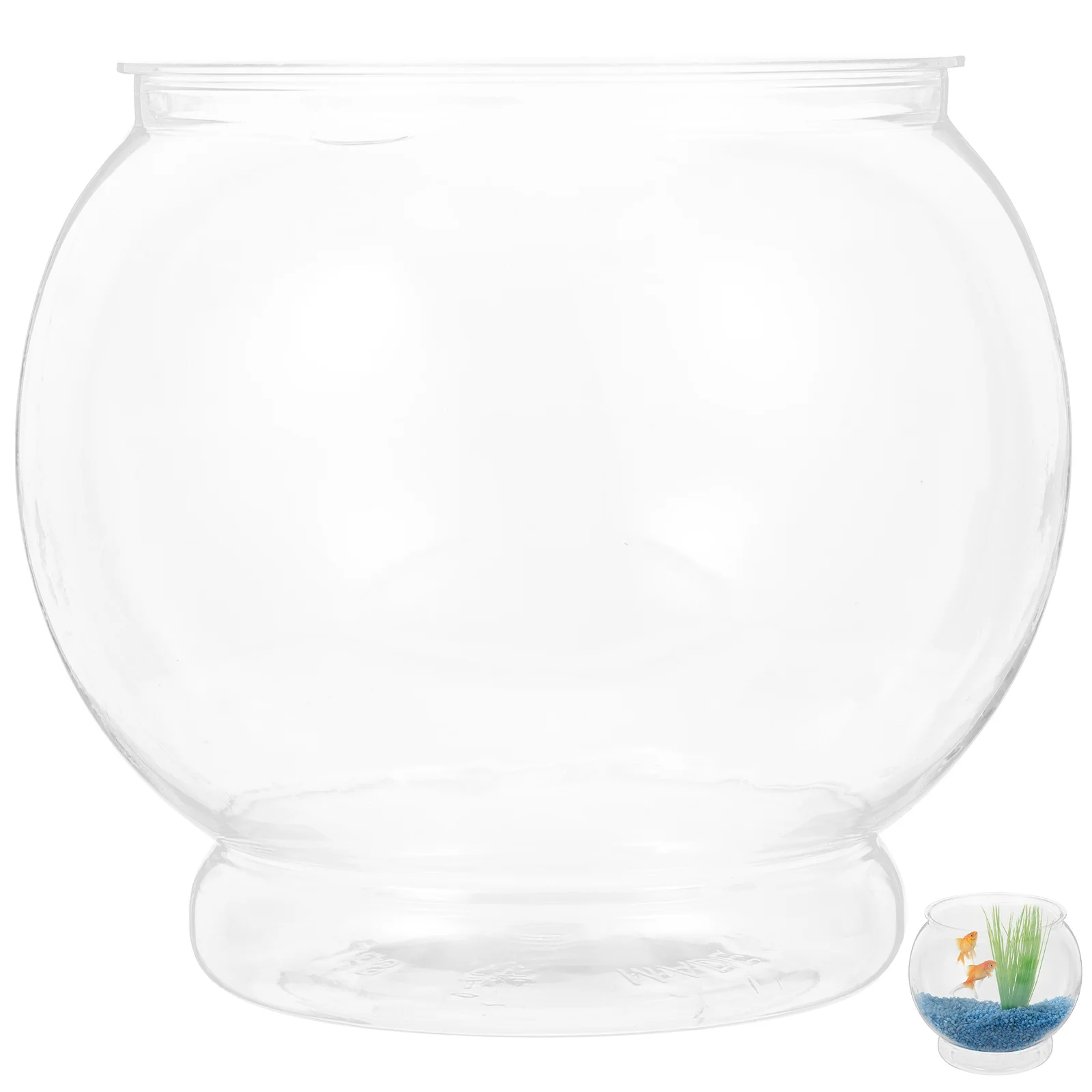 Micro Landscape Fish Tank Portable Clear Plastic Round Fish Bowl for Desk Garden Wedding Decoration Small Aquarium
Micro Landscape Fish Tank Portable Clear Plastic Round Fish Bowl for Desk Garden Wedding Decoration Small Aquarium