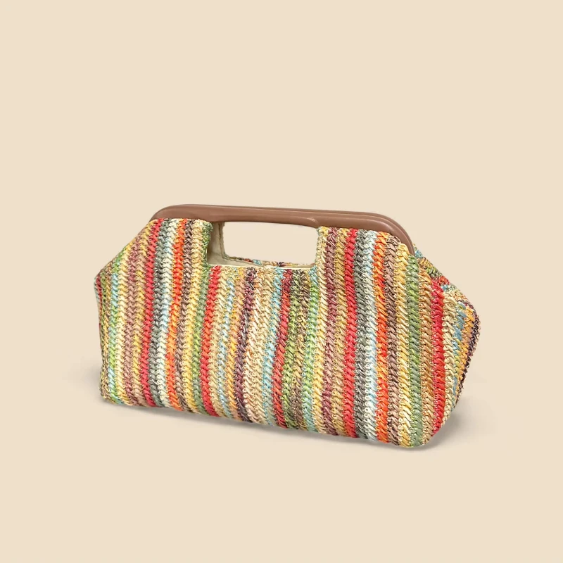 Top Handle Handbag,Woven Straw Clutch Bag,Maple Leaf Colorblock Hobo Purse, Women Summer Fashion Color Contrast Evening Wallet
Top Handle Handbag,Woven Straw Clutch Bag,Maple Leaf Colorblock Hobo Purse, Women Summer Fashion Color Contrast Evening Wallet