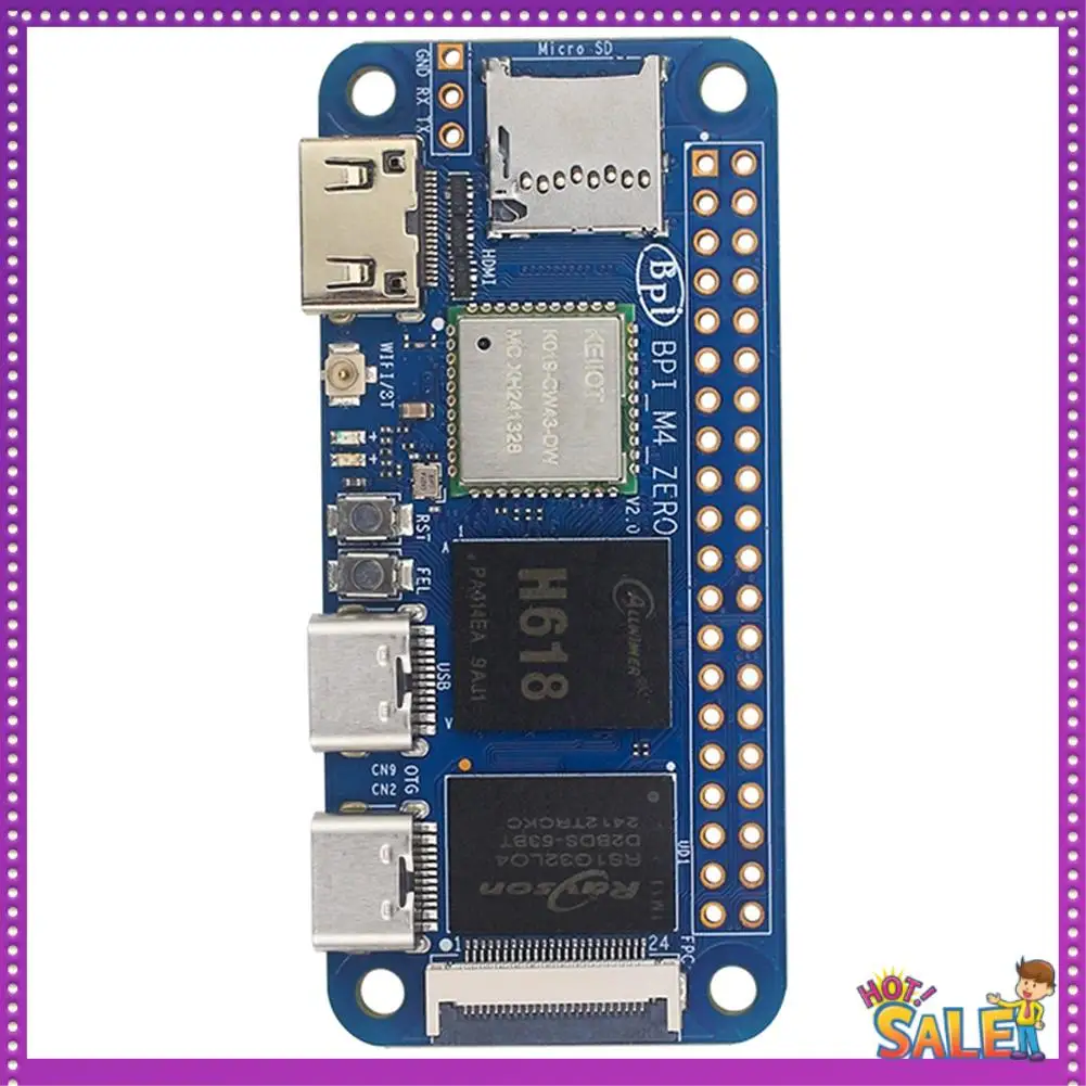 AA87 для Banana Pi BPI-M4 Zero, материнская плата Allwinner H618 Linux, обучение программированию ARM Cortexx-A53, процессор 2,4G/5G WIFI
AA87 для Banana Pi BPI-M4 Zero, материнская плата Allwinner H618 Linux, обучение программированию ARM Cortexx-A53, процессор 2,4G/5G WIFI