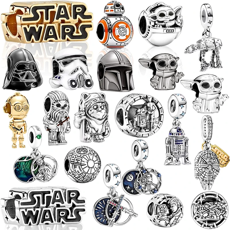 Hot Toys Star Wars Robot Series Charm Exquisite Beads Suitable for European Original Silver Bracelet DIY Jewelry Women Gift
Hot Toys Star Wars Robot Series Charm Exquisite Beads Suitable for European Original Silver Bracelet DIY Jewelry Women Gift 
