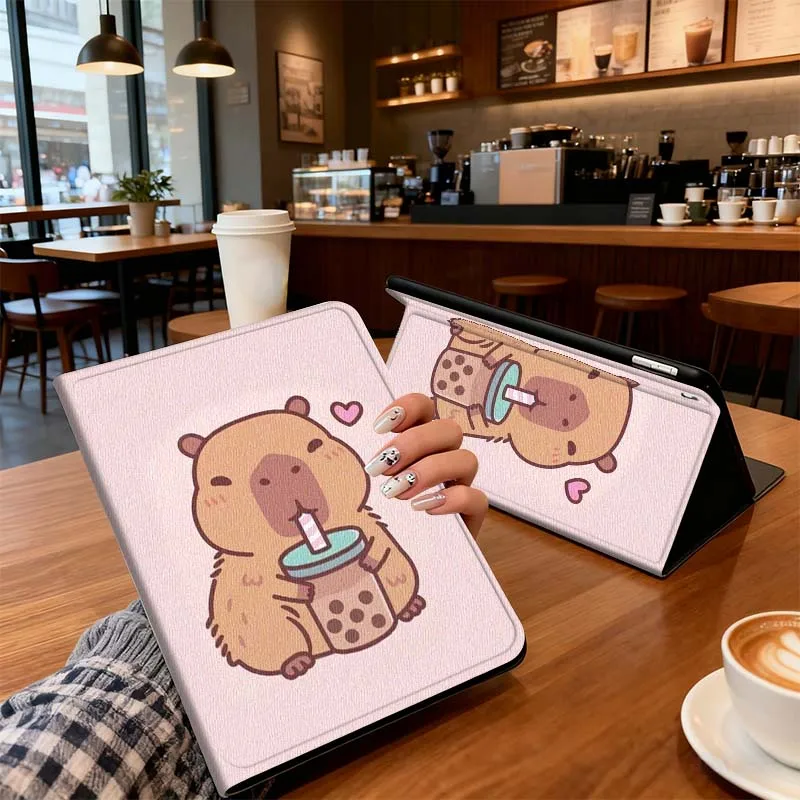 Cartoon Capybara Bubble Tea For Xiaomi Redmi Mi Pad 8 7 6 5 4 2 SE K 12.4 11.2 12.1 11 8.8 Pro Max Ultra Inch Tablet Case
Cartoon Capybara Bubble Tea For Xiaomi Redmi Mi Pad 8 7 6 5 4 2 SE K 12.4 11.2 12.1 11 8.8 Pro Max Ultra Inch Tablet Case