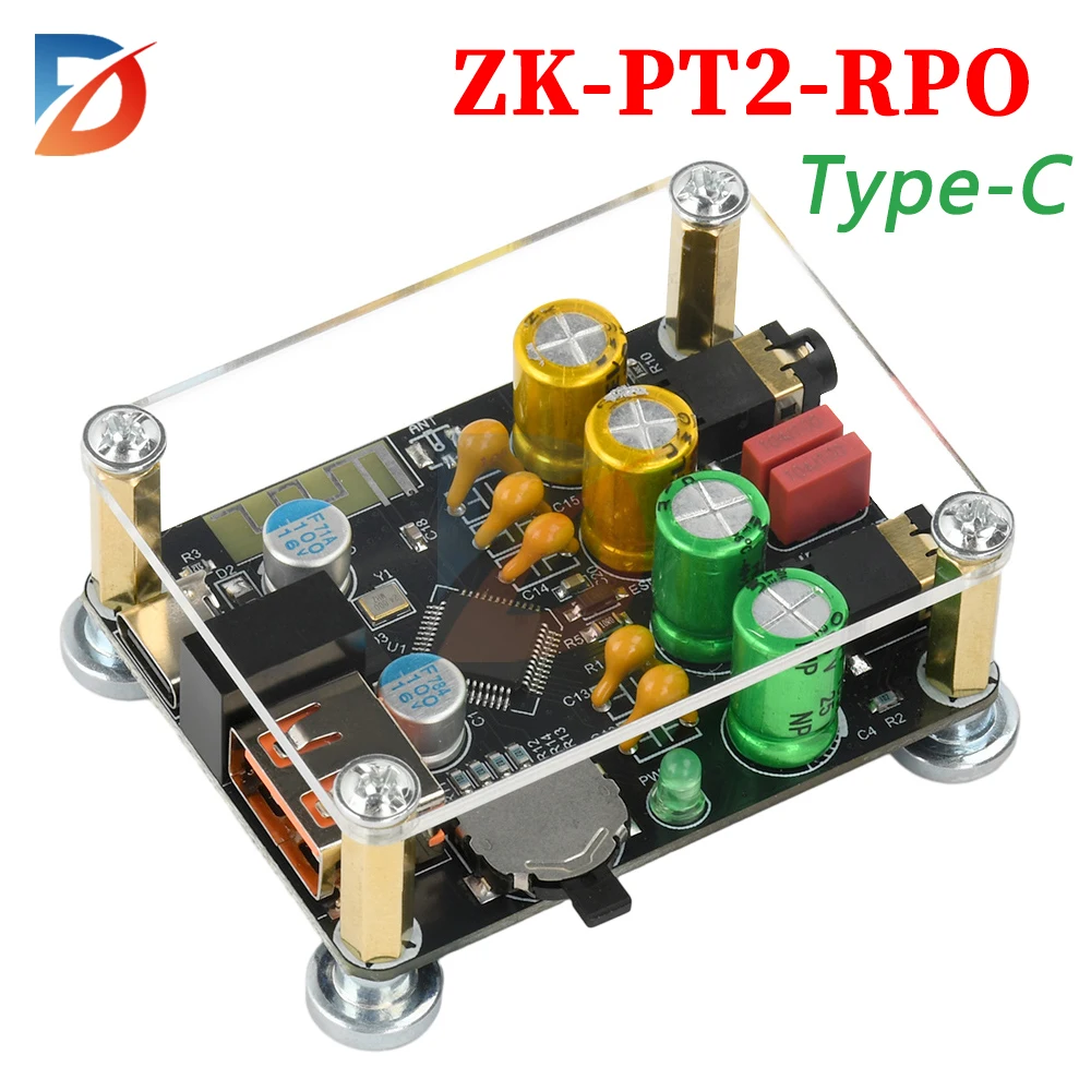 Amplifier decoder board module ZK-PT2-RPO zero background noise HIFI fever decoder amplifier module supports 5.1 Bluetooth APP
Amplifier decoder board module ZK-PT2-RPO zero background noise HIFI fever decoder amplifier module supports 5.1 Bluetooth APP