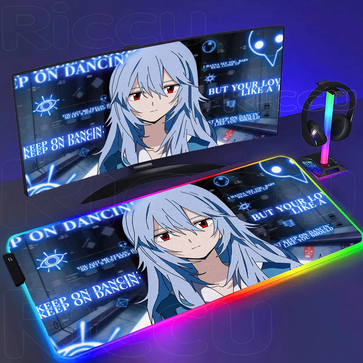 RGB Notebook Large Mats male E-Evangelione MousePad Gamer Desk LED Rug Office Accessories Computer Carpets Anime PC E-Sports Pad
RGB Notebook Large Mats male E-Evangelione MousePad Gamer Desk LED Rug Office Accessories Computer Carpets Anime PC E-Sports Pad