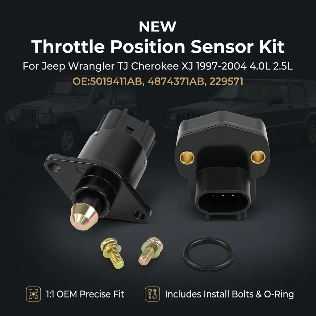 Throttle Position Sensor Kit For Jeep Wrangler TJ/LJ 1998-2005 Cherokee XJ 98-01 Grand Cherokee WJ 99-2004 5019411AB 5019411AA
Throttle Position Sensor Kit For Jeep Wrangler TJ/LJ 1998-2005 Cherokee XJ 98-01 Grand Cherokee WJ 99-2004 5019411AB 5019411AA