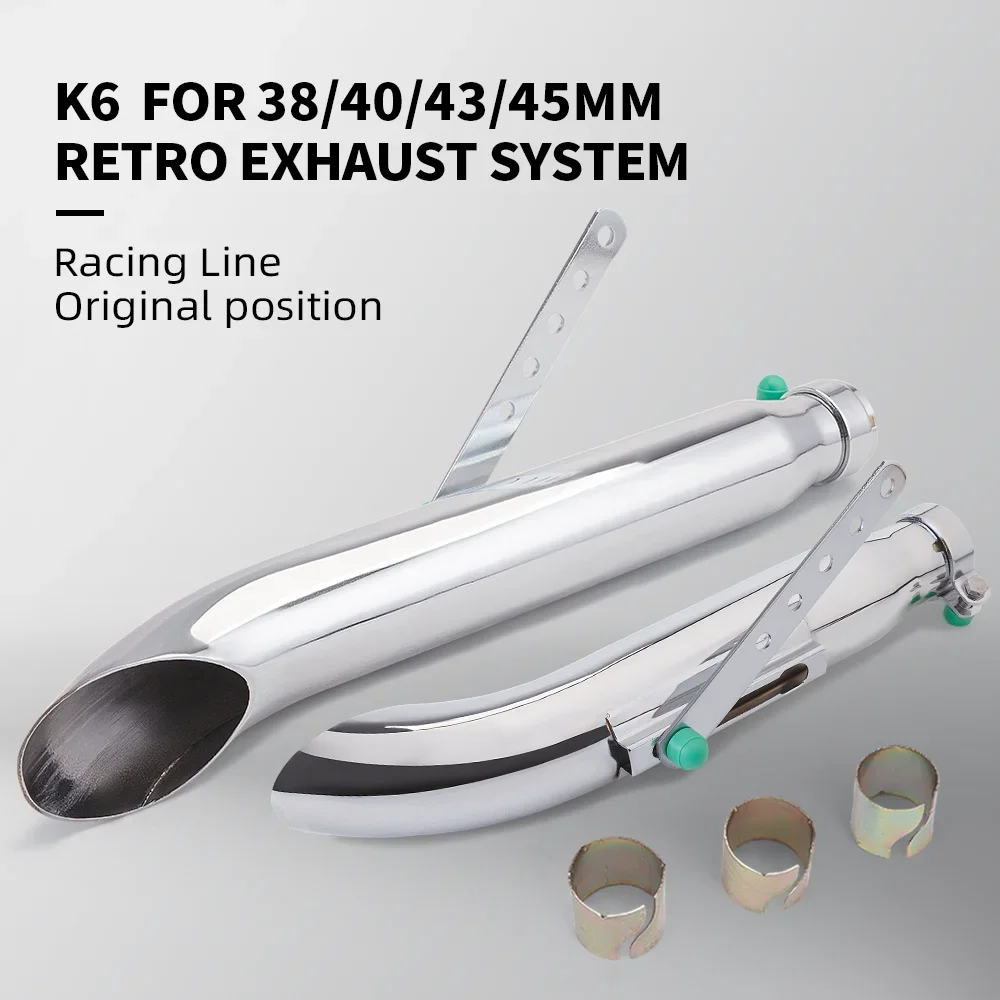 .Motorcycle Modification Retro Harley Exhaust Pipe K6 Suitable For 38mm/40mm/43mm
.Motorcycle Modification Retro Harley Exhaust Pipe K6 Suitable For 38mm/40mm/43mm