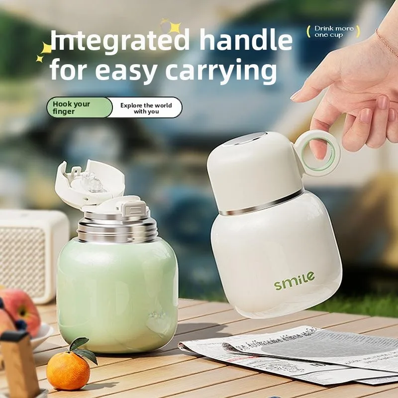 Stainless Steel Thermal Cup Large Capacity Tea Brewing Water Cup Portable Small Size High Aesthetic Value for Women
Stainless Steel Thermal Cup Large Capacity Tea Brewing Water Cup Portable Small Size High Aesthetic Value for Women