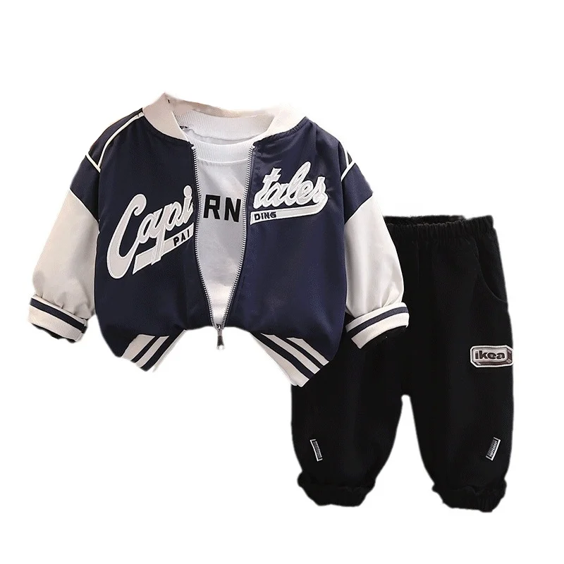New Spring Autumn Baby Girls Clothes Set Children Boys Jacket T-Shirt Pants 3Pcs/Sets Toddler Sports Clothing Kids Tracksuits
New Spring Autumn Baby Girls Clothes Set Children Boys Jacket T-Shirt Pants 3Pcs/Sets Toddler Sports Clothing Kids Tracksuits