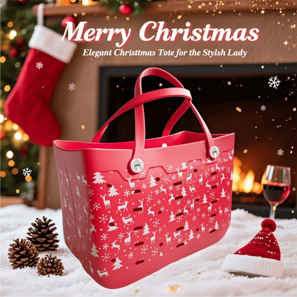 1Pcs women's Christmas gift, oversized large capacity EVA beach bag, women's tote bag, storage bag - suitable for holiday gifts
1Pcs women's Christmas gift, oversized large capacity EVA beach bag, women's tote bag, storage bag - suitable for holiday gifts
