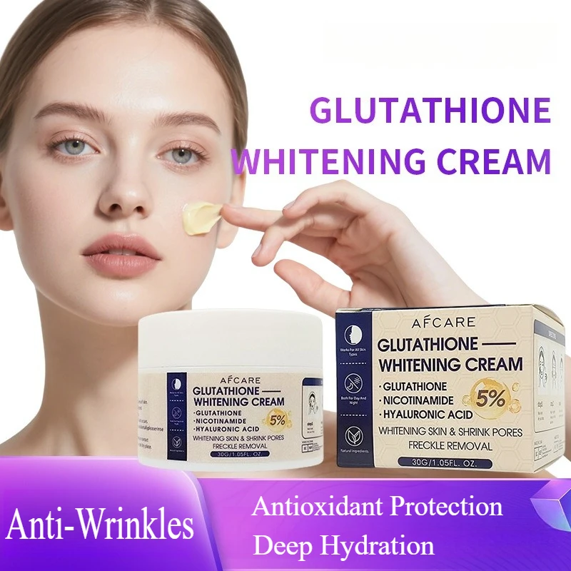 Glutathione Face Cream Women Anti Aging Skin W-hi-tening Cream, Antioxidant Moisturizing Nourishing Firming Facial Moisturizer
Glutathione Face Cream Women Anti Aging Skin W-hi-tening Cream, Antioxidant Moisturizing Nourishing Firming Facial Moisturizer