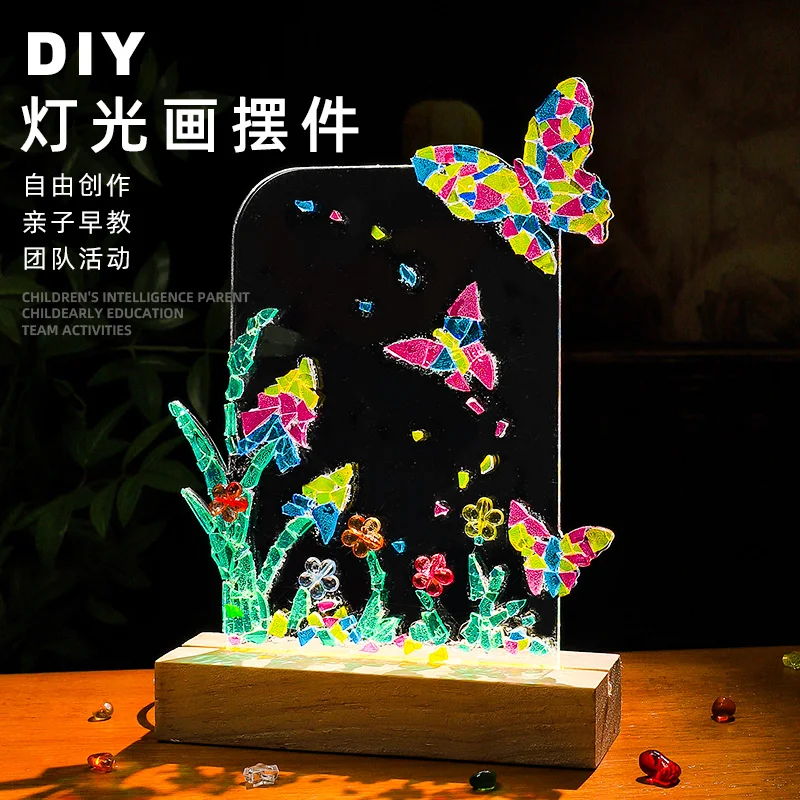 Handmade DIY Material Primary School Students Make Creative Handmade Material Package Lighting Painting Mosaic Team Building Act
Handmade DIY Material Primary School Students Make Creative Handmade Material Package Lighting Painting Mosaic Team Building Act