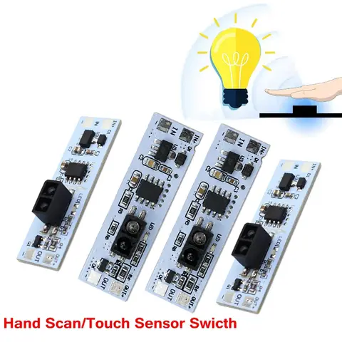 Hand Sweep Sensor 72W LED Dimming Control DC 5V24V Constant Voltage Module For Active Components Module Hand Sweep Switch Module