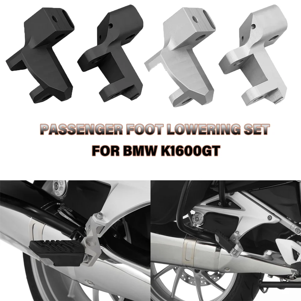 Passenger foot Lowering Bracket For BMW K1600 K1600GT K 1600 GT -2016 Motorcycle CNC Aluminum Re-Locate Footrest Lowering Kit
Passenger foot Lowering Bracket For BMW K1600 K1600GT K 1600 GT -2016 Motorcycle CNC Aluminum Re-Locate Footrest Lowering Kit