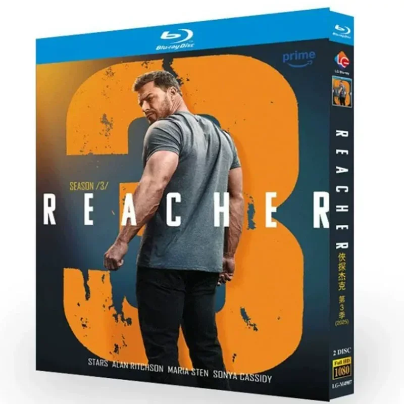 BD Blu-ray High Definition Action American Drama Detective Jack Season 3 Reacher 2 Disc Box
BD Blu-ray High Definition Action American Drama Detective Jack Season 3 Reacher 2 Disc Box
