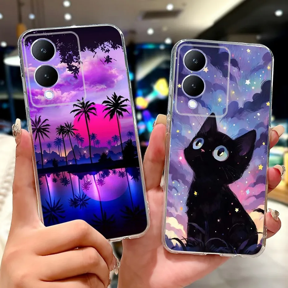 Новый дизайн чехла для телефона Vivo Y17s 2023, прозрачная тонкая задняя крышка из ТПУ для Vivo Y17S 4G V2310, мягкие силиконовые чехлы
Новый дизайн чехла для телефона Vivo Y17s 2023, прозрачная тонкая задняя крышка из ТПУ для Vivo Y17S 4G V2310, мягкие силиконовые чехлы
