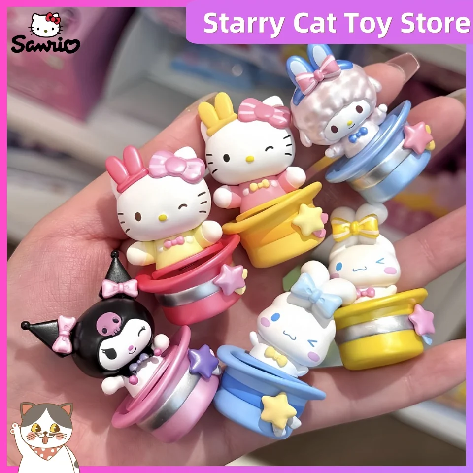 Genuine Sanrio Anime Blind Box Toy Cute Hello Kitty My Melody Kuromi Cinnamoroll Amazing Magic Hat Series Model Ornament Toy Gir
Genuine Sanrio Anime Blind Box Toy Cute Hello Kitty My Melody Kuromi Cinnamoroll Amazing Magic Hat Series Model Ornament Toy Gir