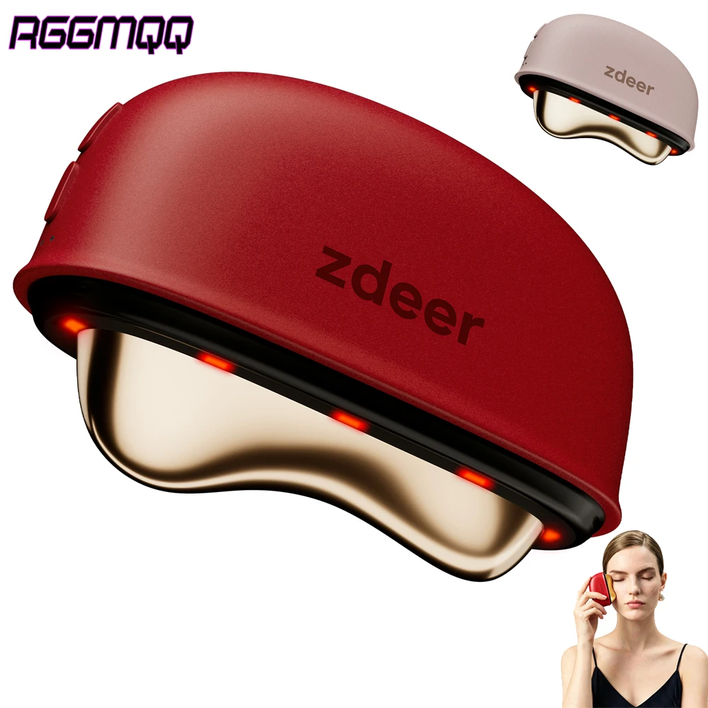 ZDEER GS5 Heated Brass Gua Sha,Vibration 8 LED Red Light Face Neck MassagerFirming Sculpt Device, Spa Gift With 4 Essential Oils
ZDEER GS5 Heated Brass Gua Sha,Vibration 8 LED Red Light Face Neck MassagerFirming Sculpt Device, Spa Gift With 4 Essential Oils