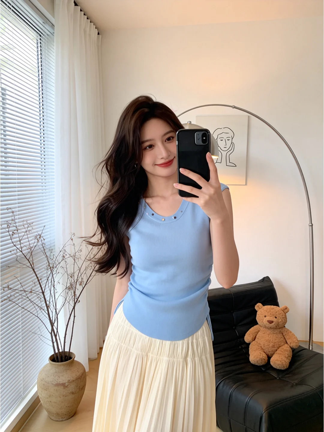 Chic Pure Desire Knitted Sweater Women's Short Style Beautiful Waist-Cinching Unique Korean Fashion Summer New Arrival
Chic Pure Desire Knitted Sweater Women's Short Style Beautiful Waist-Cinching Unique Korean Fashion Summer New Arrival