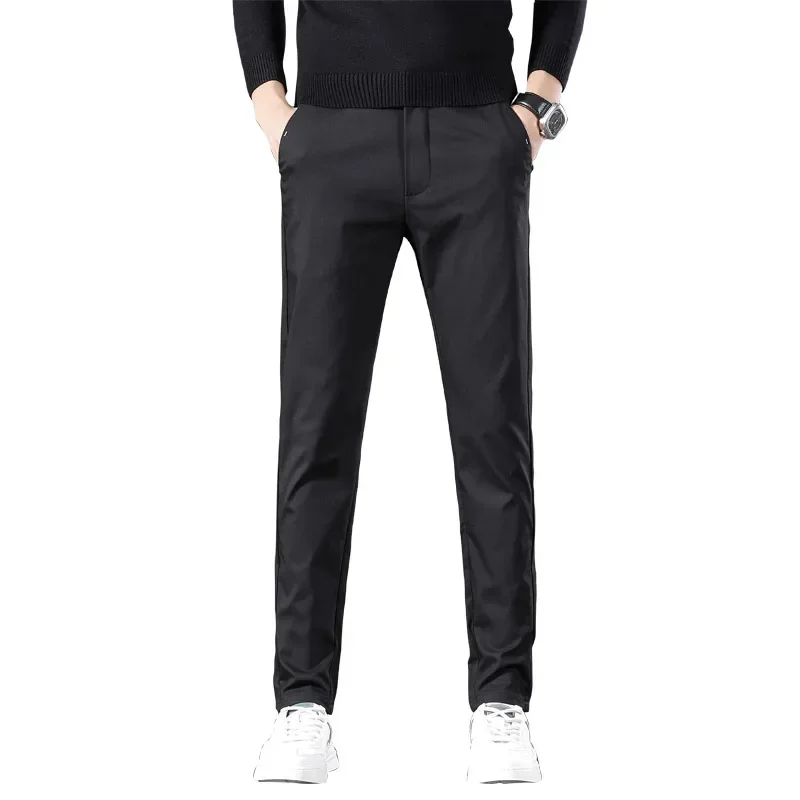 2024 Spring and Autumn New Fashion Trend Solid Color Men's Pants Business Leisure Slim Fit Comfortable Fashion Versatile Pants
2024 Spring and Autumn New Fashion Trend Solid Color Men's Pants Business Leisure Slim Fit Comfortable Fashion Versatile Pants