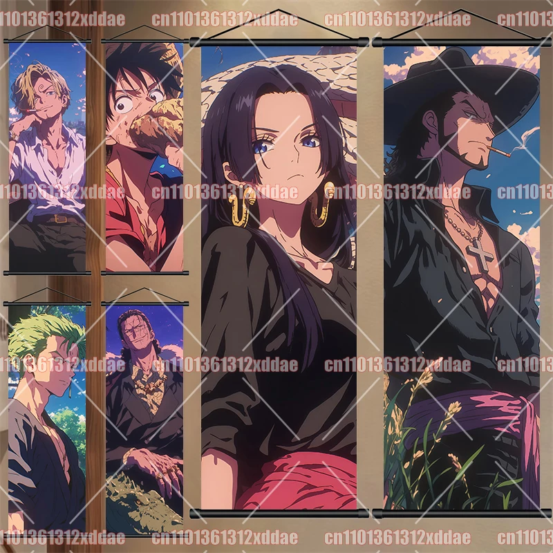 Classic Anime One Piece Poster Luffy Zoro Hancock Sanji Shanks HD Quality Scroll Painting Wall Hanging Decorative Painting Gift
Classic Anime One Piece Poster Luffy Zoro Hancock Sanji Shanks HD Quality Scroll Painting Wall Hanging Decorative Painting Gift