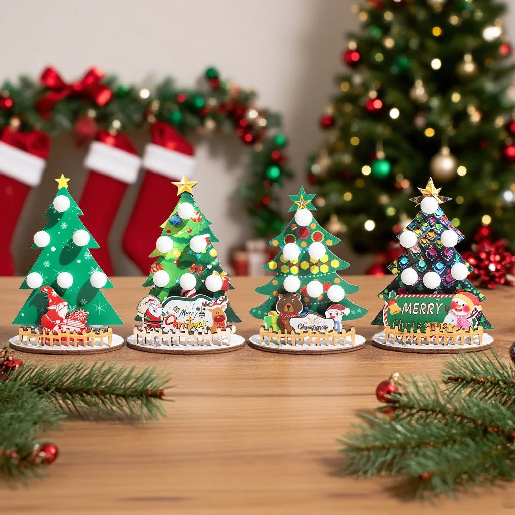 2026 New Wooden Christmas Tree Ornament with Lights,Santa Claus Tree Designs DIY Ornament for Xmas Party Fit for Home Decoration
2026 New Wooden Christmas Tree Ornament with Lights,Santa Claus Tree Designs DIY Ornament for Xmas Party Fit for Home Decoration