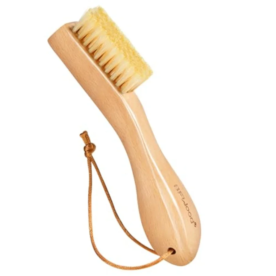 Laundry Stain Brush, Natural Soft Boar Bristles, Removes Tough Stains from Delicate Fabrics Like Knits, Cotton, and Linens, Gen
Laundry Stain Brush, Natural Soft Boar Bristles, Removes Tough Stains from Delicate Fabrics Like Knits, Cotton, and Linens, Gen