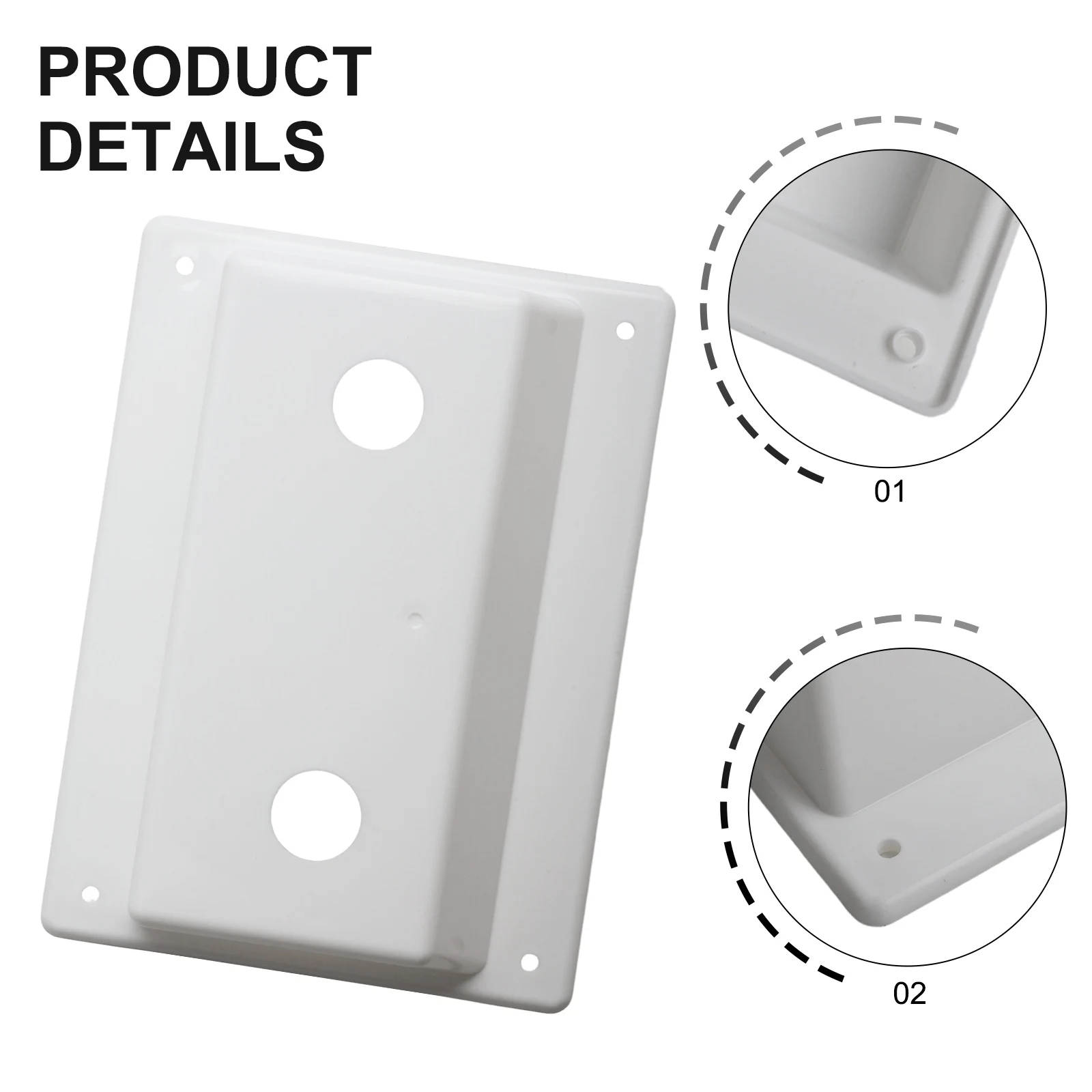 ABS Plastic Cover Leak Prevention Waterproof Barrier Interior Decor Blend Sleek White Finish Functional Accessory
ABS Plastic Cover Leak Prevention Waterproof Barrier Interior Decor Blend Sleek White Finish Functional Accessory