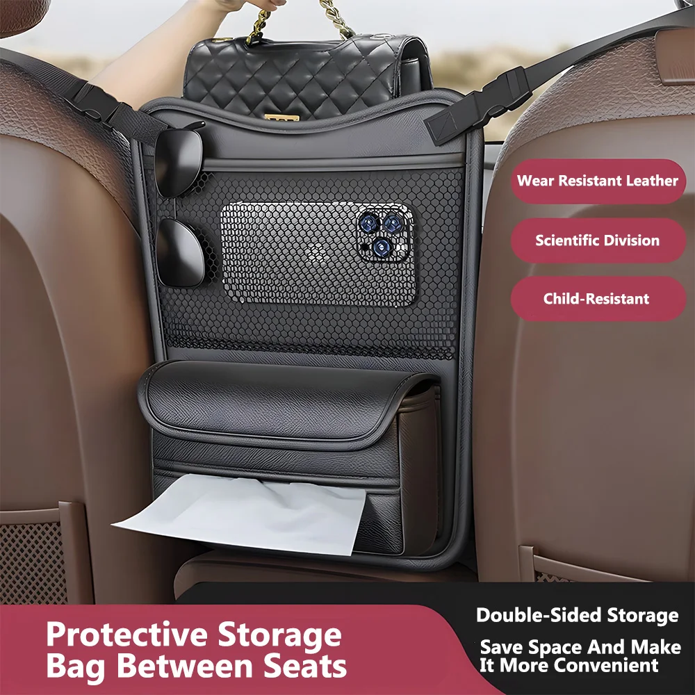 Car Storage Hanging Bag Multi Functional Leather Hanging Tissue Box Car Seat Middle Storage Bag Automobile Supplies
Car Storage Hanging Bag Multi Functional Leather Hanging Tissue Box Car Seat Middle Storage Bag Automobile Supplies