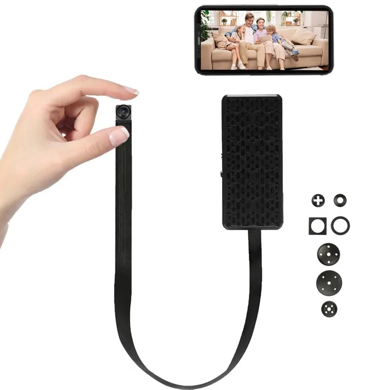 Мини-камера Your Secret Eye - 4K HD «сделай сам» с Wi-Fi, обнаружением движения, удаленным просмотром, записью для домашнего и офисного наблюдения
Мини-камера Your Secret Eye - 4K HD «сделай сам» с Wi-Fi, обнаружением движения, удаленным просмотром, записью для домашнего и офисного наблюдения