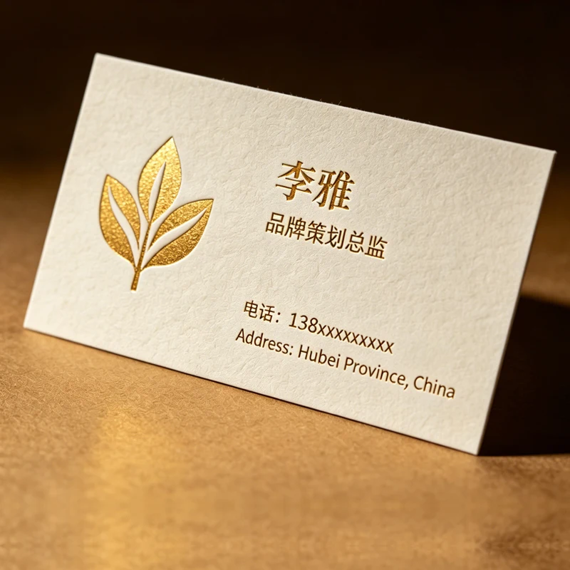 Custom High-quality 500gsm Cotton Paper White Hot Gold Stamping Business Card Personalized Luxurious Business Card Custom
Custom High-quality 500gsm Cotton Paper White Hot Gold Stamping Business Card Personalized Luxurious Business Card Custom