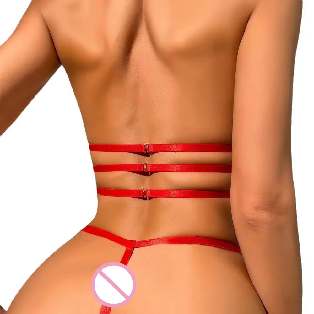 Women's Sexy Red Elastic Adjustable Leg Garter Body Harness Set Lingerie Body Cage Bondage Harness Bra Punk Goth Fetish Style
Women's Sexy Red Elastic Adjustable Leg Garter Body Harness Set Lingerie Body Cage Bondage Harness Bra Punk Goth Fetish Style