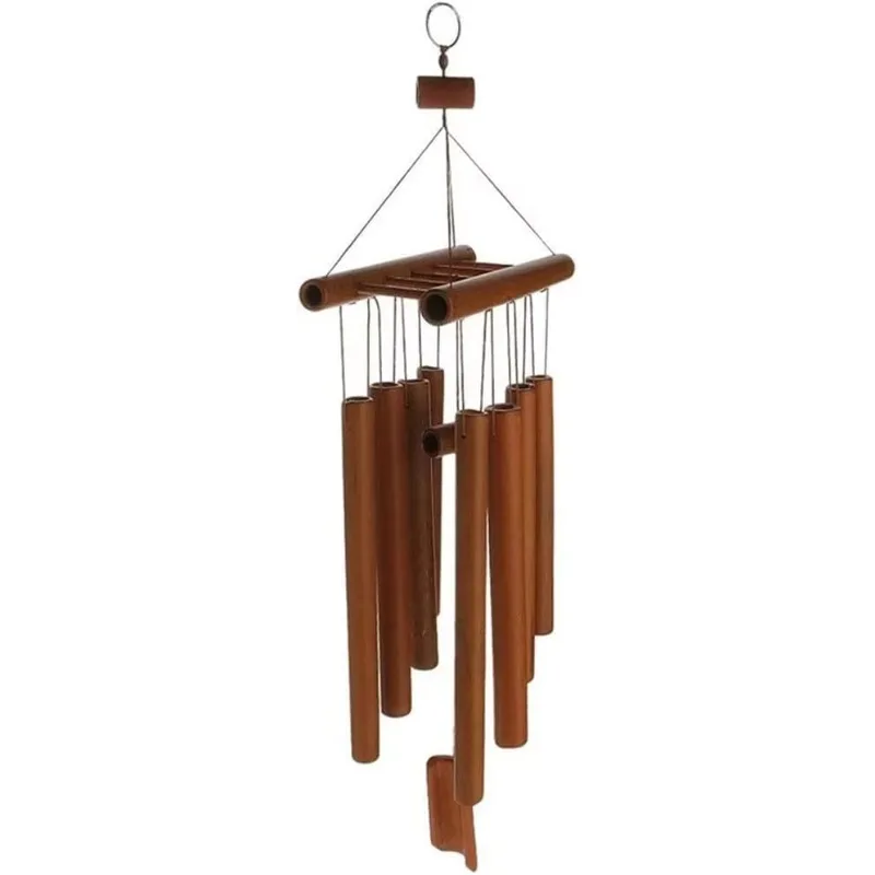 Hand-Crafted Bamboo Tubes Wind Chimes Hollow Tuned Music Natural Outdoor Garden Decor 6 Tubes, Customized
Hand-Crafted Bamboo Tubes Wind Chimes Hollow Tuned Music Natural Outdoor Garden Decor 6 Tubes, Customized