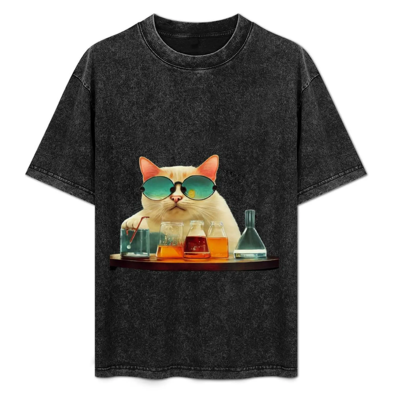 Funny cat learns chemistry-I Love chemistry And Cats T-Shirt Novelty Graphic Tee Shirt
Funny cat learns chemistry-I Love chemistry And Cats T-Shirt Novelty Graphic Tee Shirt