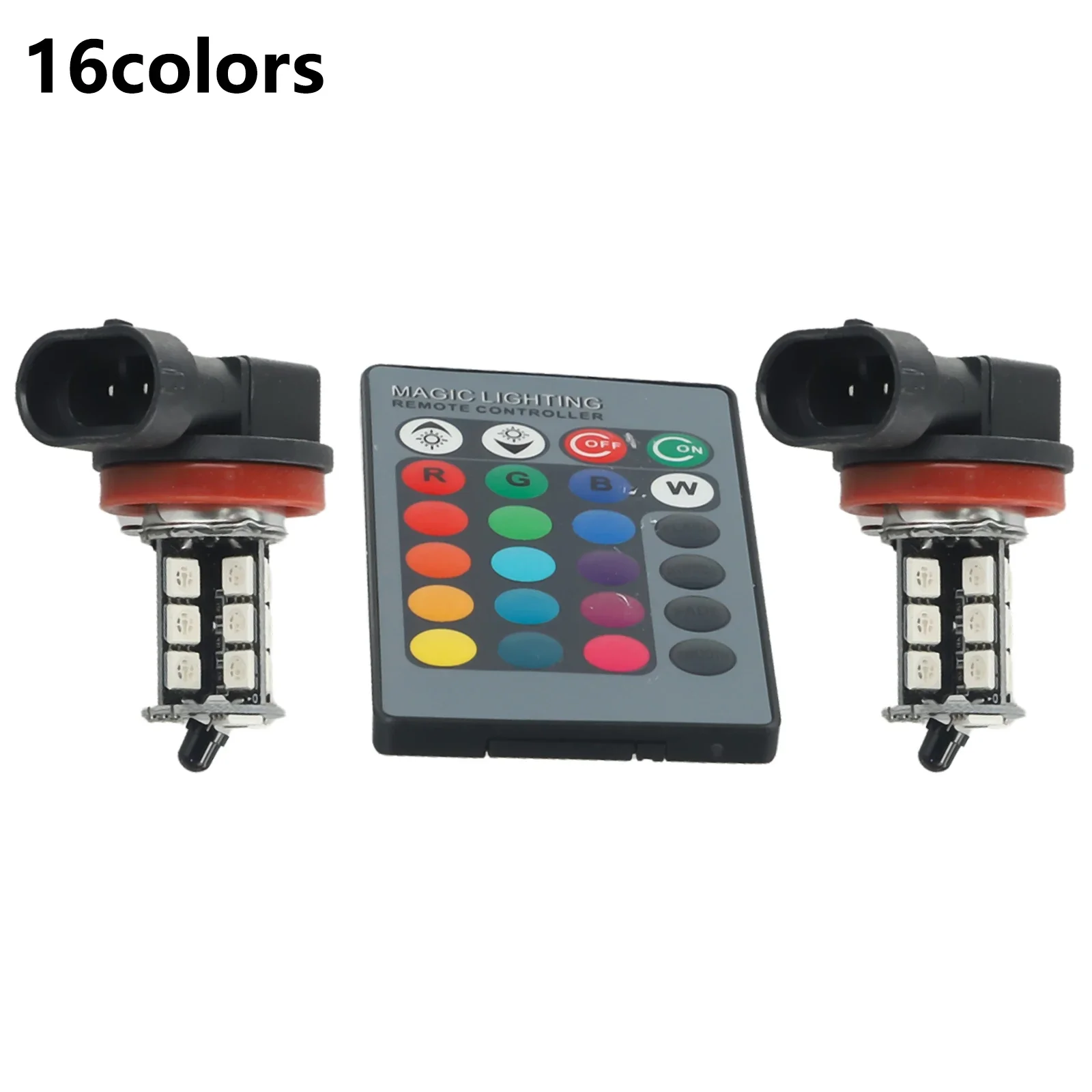 Светодиодные лампы с дистанционным управлением H11/H9/H8 RGB, многоцветные, комплект из 2 предметов, угол луча 360 градусов, 12 В постоянного тока, лампа дальнего света
Светодиодные лампы с дистанционным управлением H11/H9/H8 RGB, многоцветные, комплект из 2 предметов, угол луча 360 градусов, 12 В постоянного тока, лампа дальнего света