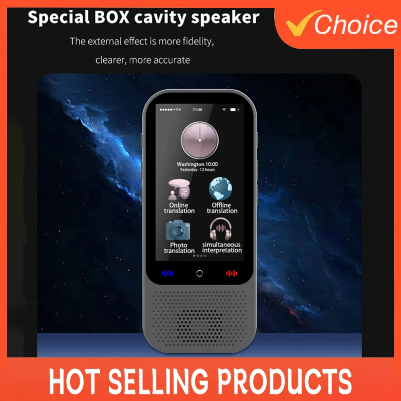 S80 Pro Portable Language Translator Device with 138 Languages Voice Translating 16 Offline Translation ChatGPT Function
S80 Pro Portable Language Translator Device with 138 Languages Voice Translating 16 Offline Translation ChatGPT Function