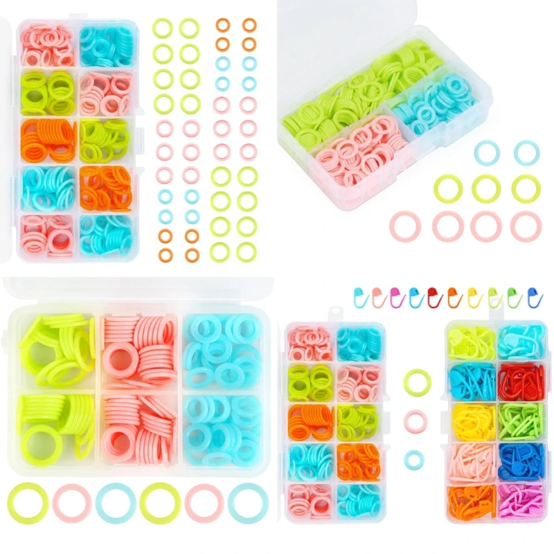 5 Box Crochet Rings Stitching Markers Knitting Markers Locking Stitching Markers Knitting Tool for Knitting Crocheting
5 Box Crochet Rings Stitching Markers Knitting Markers Locking Stitching Markers Knitting Tool for Knitting Crocheting
