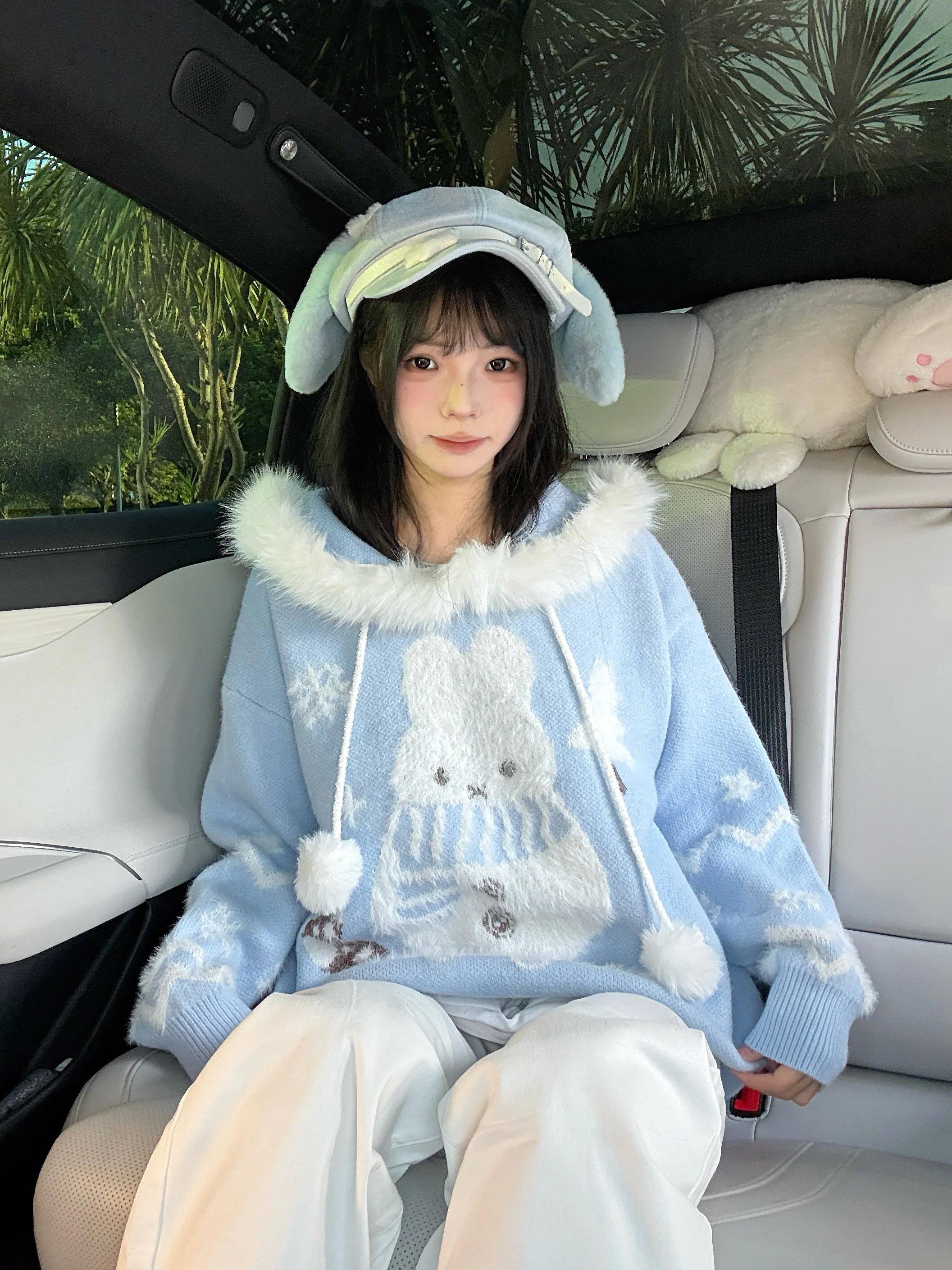 Оригинальный пушистый свитер Dr. Long Student Snow Rabbit с капюшоном для женщин, зимний, мягкий, милый, теплый, свободный топ из смесового полиэстера
Оригинальный пушистый свитер Dr. Long Student Snow Rabbit с капюшоном для женщин, зимний, мягкий, милый, теплый, свободный топ из смесового полиэстера