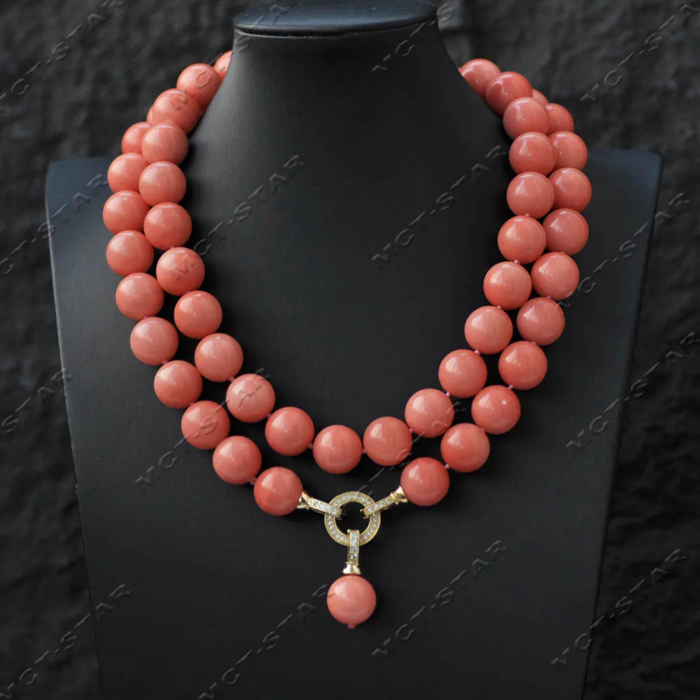 Z14603 35" 14mm Coral-Pink Round Sunth Sea Shell Pearl CZ Necklace Pendant
Z14603 35" 14mm Coral-Pink Round Sunth Sea Shell Pearl CZ Necklace Pendant