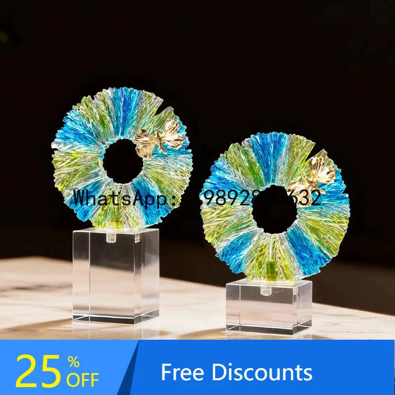 Имитация хрустального света, роскошное прозрачное ремесленное украшение для гостиной, ТВ-шкафа, мягкое украшение
Имитация хрустального света, роскошное прозрачное ремесленное украшение для гостиной, ТВ-шкафа, мягкое украшение