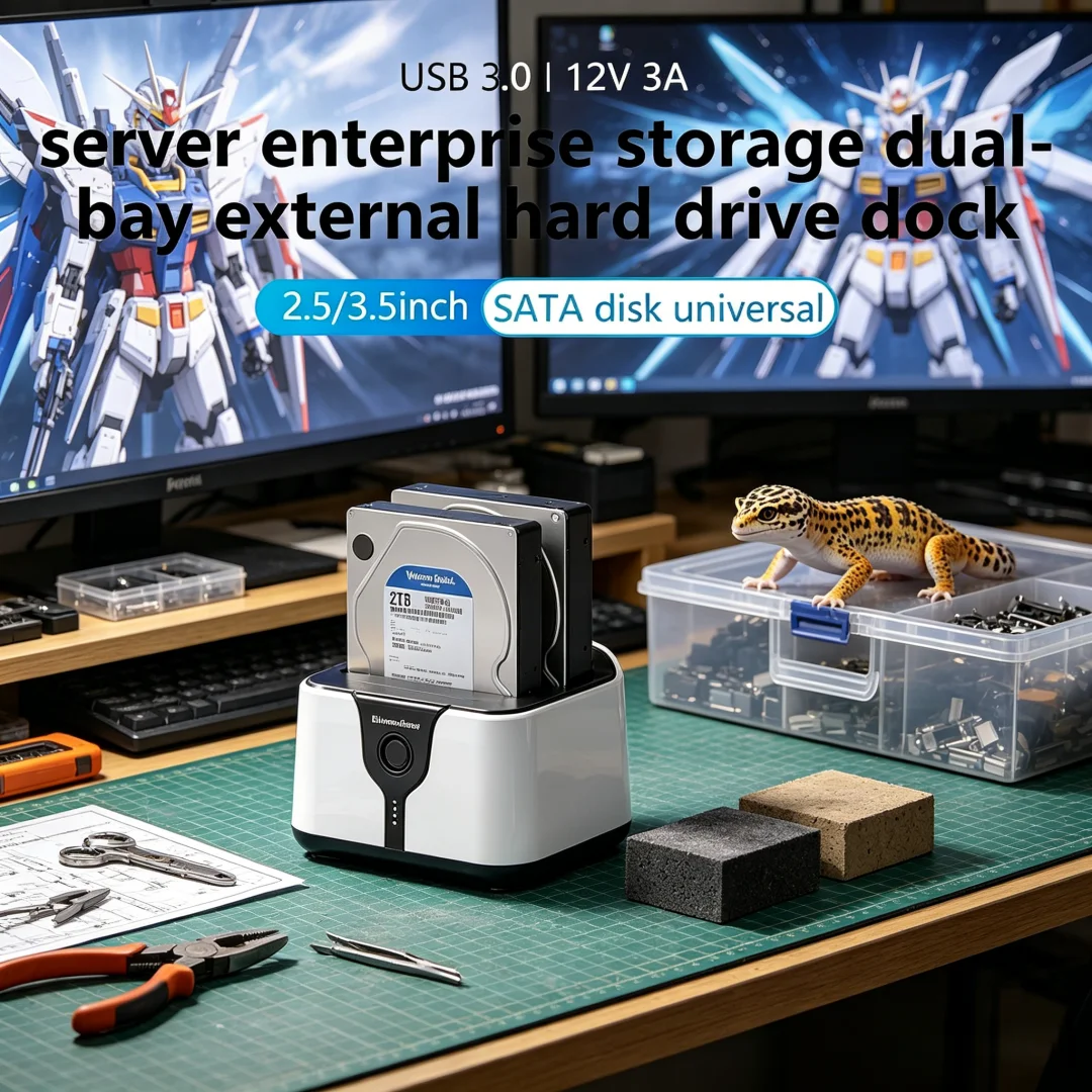 Austere-crafted 2 Bay HDD Box Case HDD Docking Station SSD Case Dual Bay Offline Clone SATA to USB 3.0 Adapter for 2.5 3.5 SSD
Austere-crafted 2 Bay HDD Box Case HDD Docking Station SSD Case Dual Bay Offline Clone SATA to USB 3.0 Adapter for 2.5 3.5 SSD