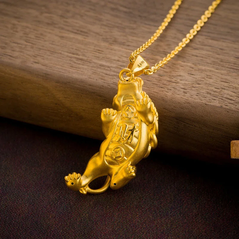 Pixiu Pendant 9999 24K Real Gold Transfer of Fortune and Wealth Coin Pichu Pendant Pixiu Men and Women
Pixiu Pendant 9999 24K Real Gold Transfer of Fortune and Wealth Coin Pichu Pendant Pixiu Men and Women