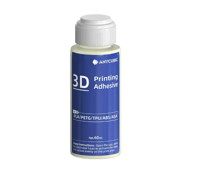 Platform bottom plate liquid adhesive anti-lifting edge consumables such as PLA, ABS, PETG, etc. General liquid adhesive 60ml
Platform bottom plate liquid adhesive anti-lifting edge consumables such as PLA, ABS, PETG, etc. General liquid adhesive 60ml