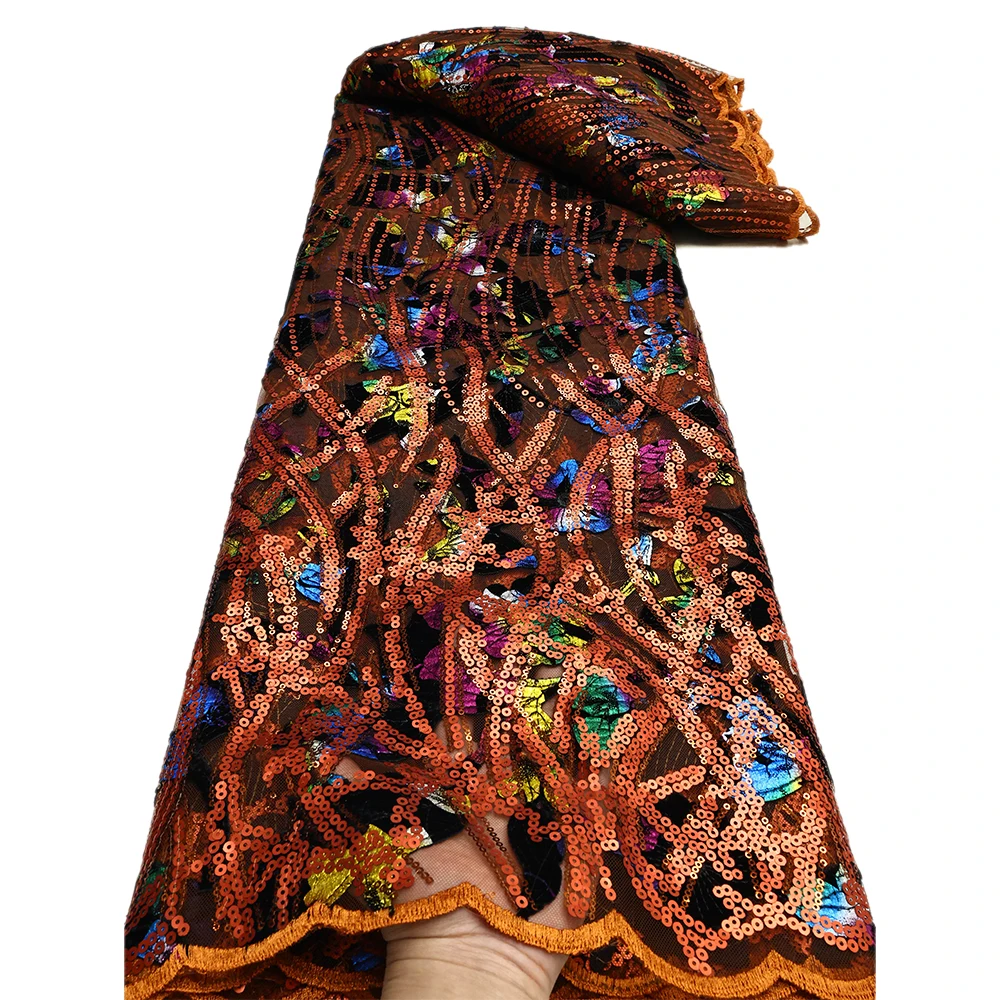 Latest African Flocking Mesh Net Lace Fabric French Abstract Lines Sequin Lace Fabric Flower Embroidery For Luxury Wedding Dress
Latest African Flocking Mesh Net Lace Fabric French Abstract Lines Sequin Lace Fabric Flower Embroidery For Luxury Wedding Dress