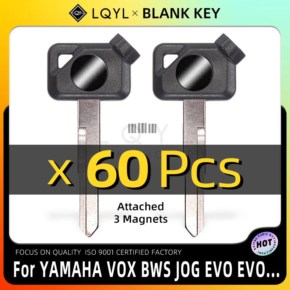 60Pcs Blank Key Motorcycle Replace Uncut Keys For YAMAHA Magnet Anti-theft Lock VOX BWS JOG EVO ZR 50 100 125 4V VOX50 VINO EVO2
60Pcs Blank Key Motorcycle Replace Uncut Keys For YAMAHA Magnet Anti-theft Lock VOX BWS JOG EVO ZR 50 100 125 4V VOX50 VINO EVO2