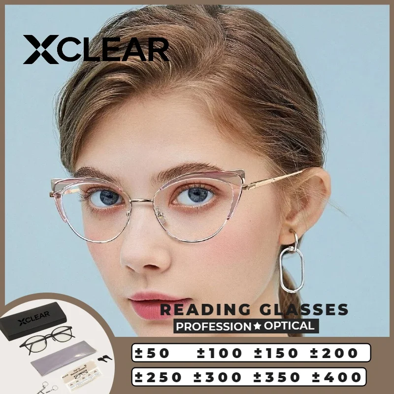 XCLEAR Vintage Retro UV Protection Reading Glasses Metal Anti Glare Durable Comfortable Lightweight Fashion Design Eyeglasses
XCLEAR Vintage Retro UV Protection Reading Glasses Metal Anti Glare Durable Comfortable Lightweight Fashion Design Eyeglasses
