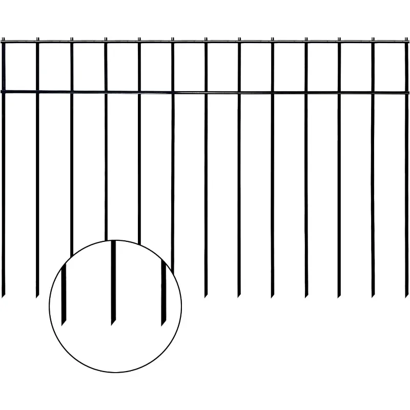 Animal Barrier Fence 30FT(L)×15 in(H), 15 Pack 24×15 Inch Dog Digging Fence Barrier Underground, Decorative Garden Fence
Animal Barrier Fence 30FT(L)×15 in(H), 15 Pack 24×15 Inch Dog Digging Fence Barrier Underground, Decorative Garden Fence