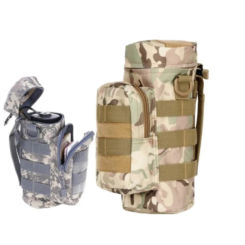 Tactical MOLLE Water Bottle Pouch - Shoulder Strap Free Waist Mount, Military Grade Hydration Carrier for Outdoor Belt
Tactical MOLLE Water Bottle Pouch - Shoulder Strap Free Waist Mount, Military Grade Hydration Carrier for Outdoor Belt