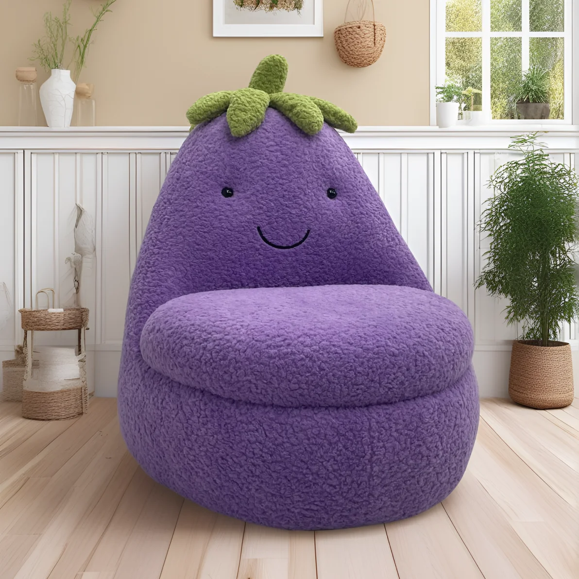 Creamy Style Eggplant Lazy Sofa Chair Light Luxury Home Living Room Balcony Simple Modern Design Casual Single Chair
Creamy Style Eggplant Lazy Sofa Chair Light Luxury Home Living Room Balcony Simple Modern Design Casual Single Chair