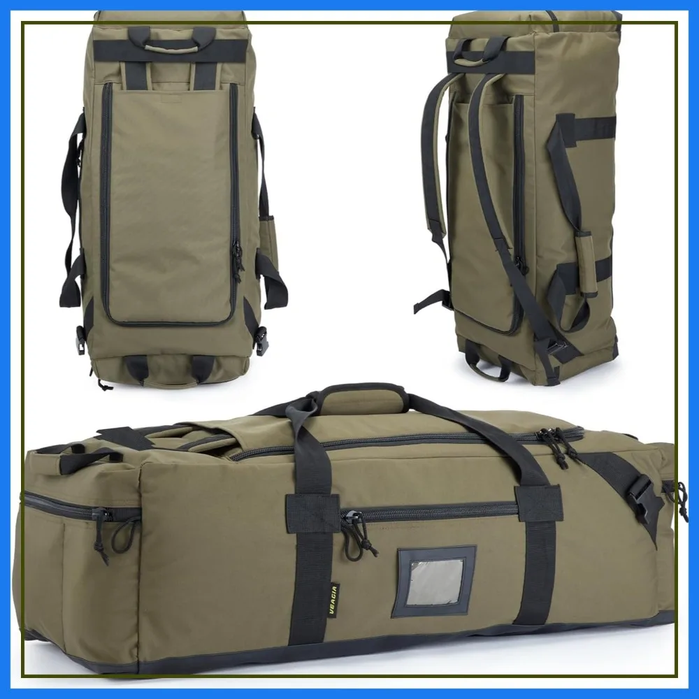 105L Large Duffel Bag for Travel, Gym & Sports - Water Repellent, Hidden Straps, Shoe Compartment
105L Large Duffel Bag for Travel, Gym & Sports - Water Repellent, Hidden Straps, Shoe Compartment