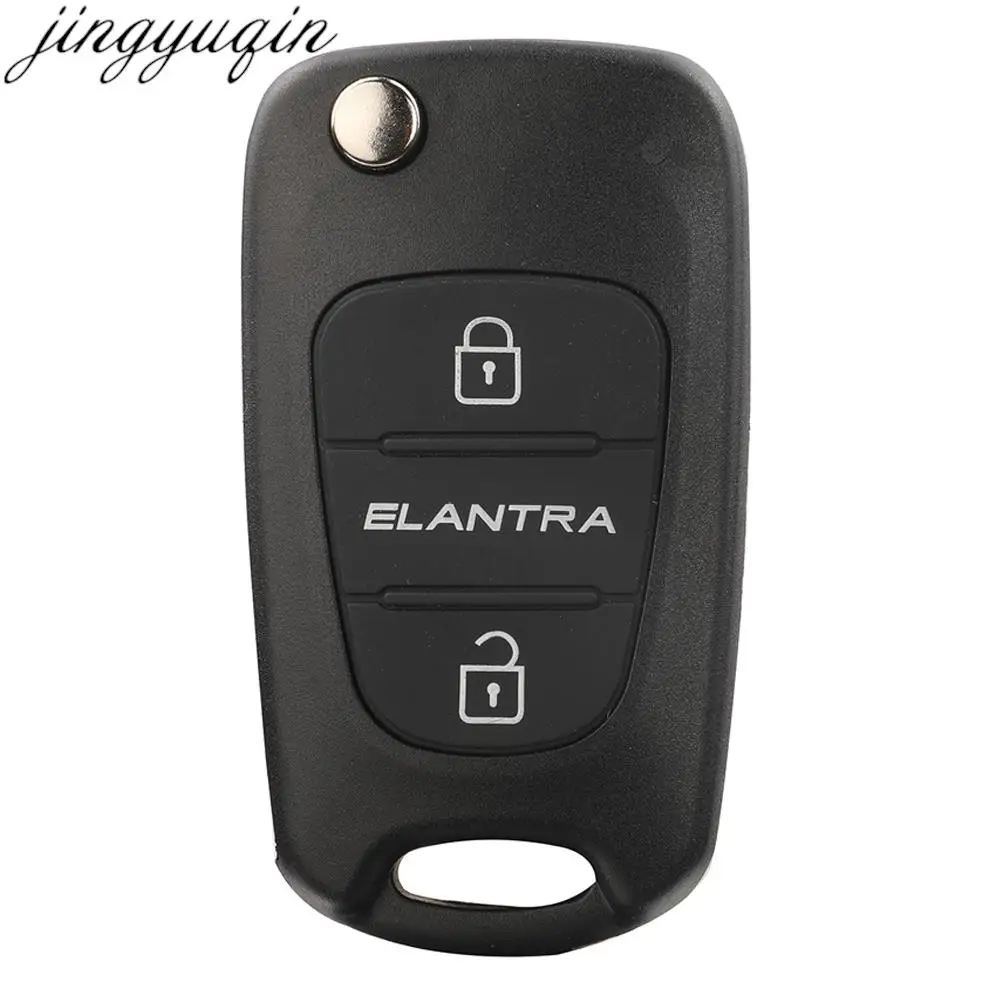 Jingyuqin 3Button Flip Remote Car Key Case Shell For Hyundai ELANTRA Right Blade Folding Key Cover Replacement
Jingyuqin 3Button Flip Remote Car Key Case Shell For Hyundai ELANTRA Right Blade Folding Key Cover Replacement