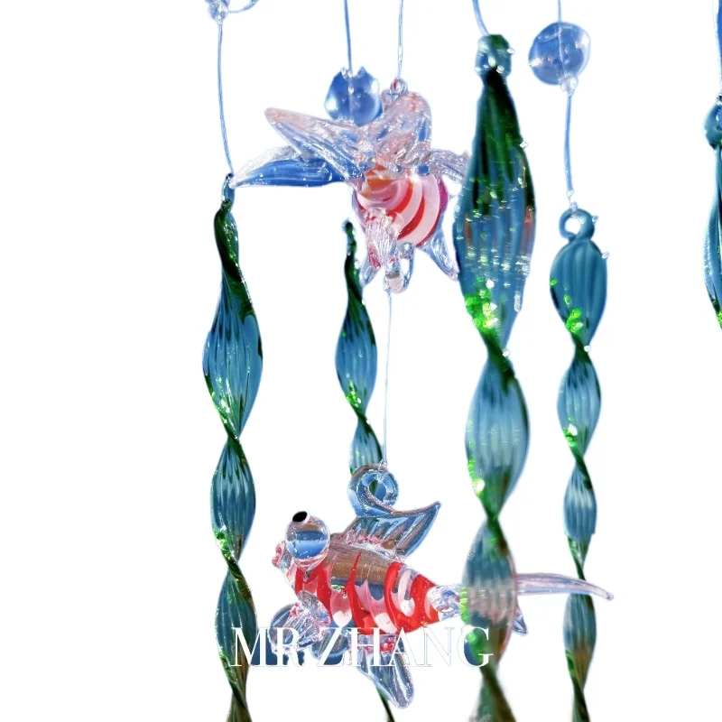Goldfish wind chimes gifts literary balance pendant glazed balcony bedroom living room home decoration New Year
Goldfish wind chimes gifts literary balance pendant glazed balcony bedroom living room home decoration New Year